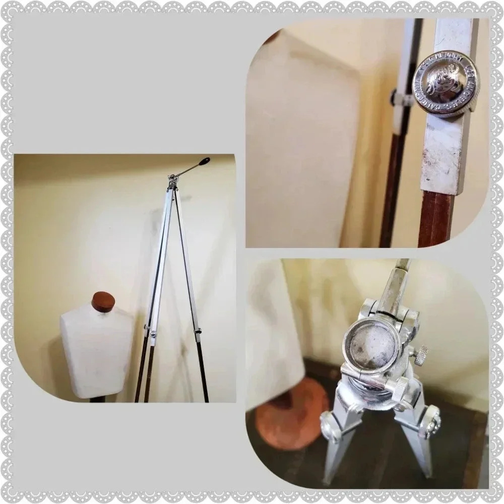 Vintage 50s Silver Chrome Wood Craig Thalhammer Photography Camera Home Decor